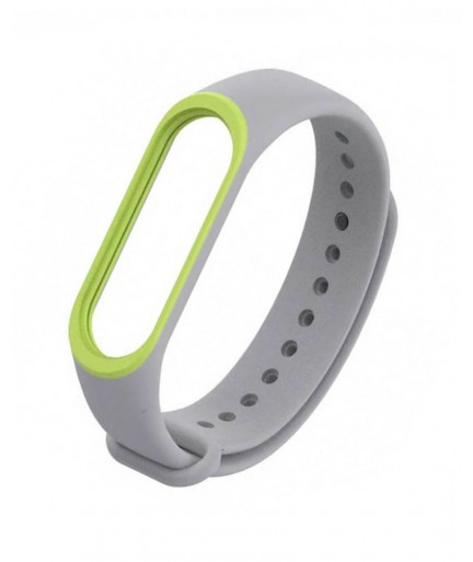 Ремешок Dual Color для Xiaomi Mi Band 3/4 (Grey-Green) купить в Уфе | Обзор | Отзывы | Характеристики | Сравнение