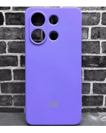 Силиконовая накладка Silky soft-touch для Redmi Note 13 4G фиолетовый купить в Уфе | Обзор | Отзывы | Характеристики | Сравнение