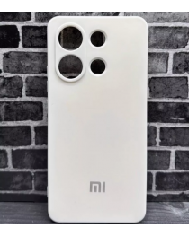 Силиконовая накладка Silky soft-touch для Redmi Note 13 4G белый купить в Уфе | Обзор | Отзывы | Характеристики | Сравнение