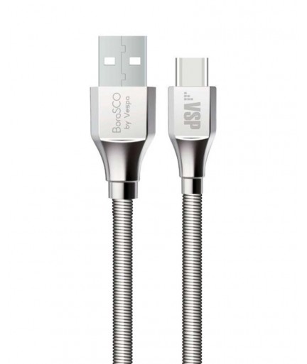 Дата-кабель Type-C - USB 1М BoraSCO (Металлическая оплетка) купить в Уфе | Обзор | Отзывы | Характеристики | Сравнение