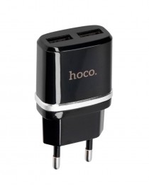 Сетевой адаптер Hoco C12 на 2 USB 2.4A (Черный) купить в Уфе | Обзор | Отзывы | Характеристики | Сравнение