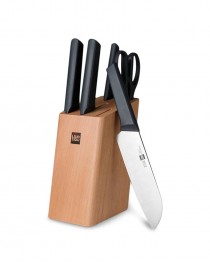 Набор ножей Xiaomi Huo Hou Fire Kitchen Steel Knife Set (6 предметов) купить в Уфе | Обзор | Отзывы | Характеристики | Сравнение