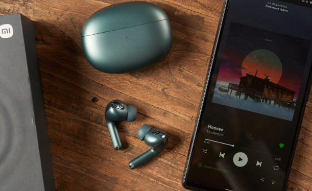 Беспроводные наушники Xiaomi Buds 3 Pro Green купить в Уфе